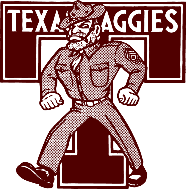 Texas A&M Aggies 1972-1980 Primary Logo DIY iron on transfer (heat transfer)